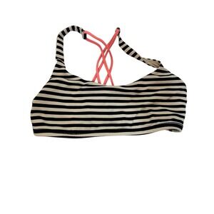 Lululemon Sports Bra Womens 6 Strappy Crossback Yoga Athletic Gym Workout Racerb